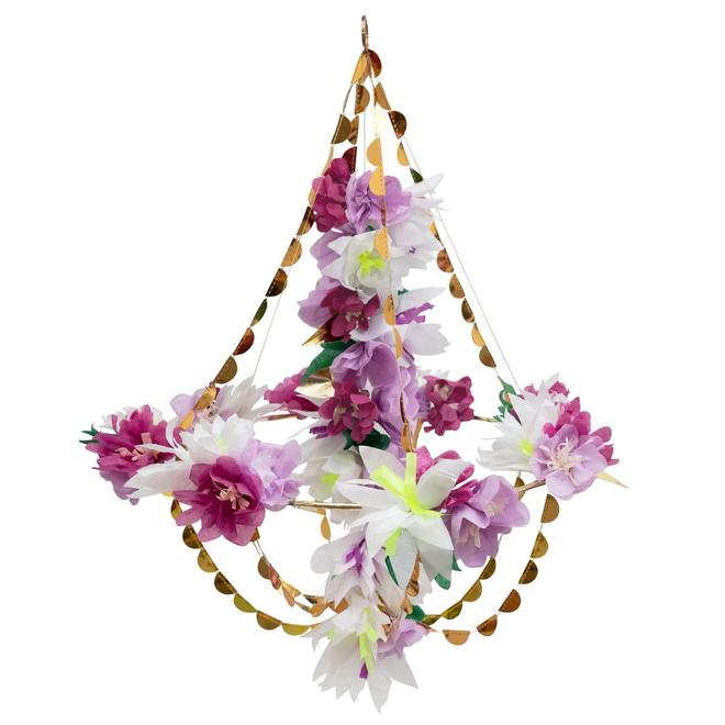 media image for lilac blossom chandelier by meri meri 1 261