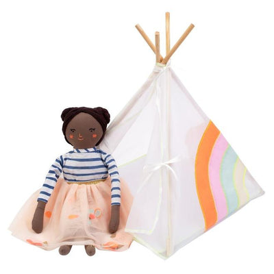product image for rainbow tipi dolly accessory by meri meri 3 3