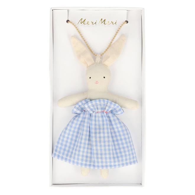 media image for bunny doll necklace by meri meri 1 223