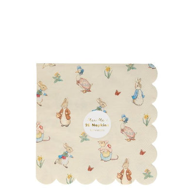 product image for peter rabbit friends large napkins by meri meri 2 18