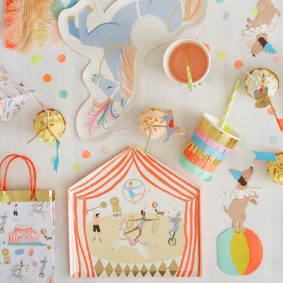 product image for circus parade plates by meri meri 4 81