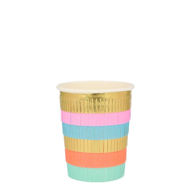 media image for circus fringe party cups by meri meri 1 243