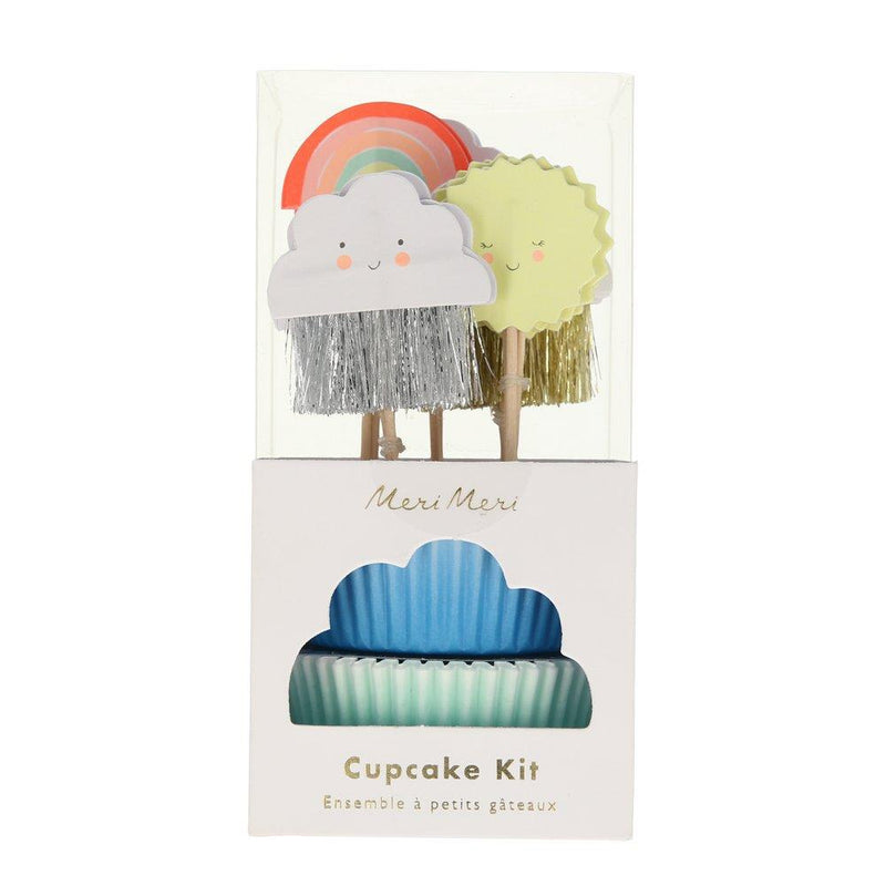 media image for happy weather cupcake kit by meri meri 1 288