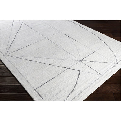 product image for Hightower HTW-3010 Hand Knotted Rug in Medium Gray & White by Surya 23