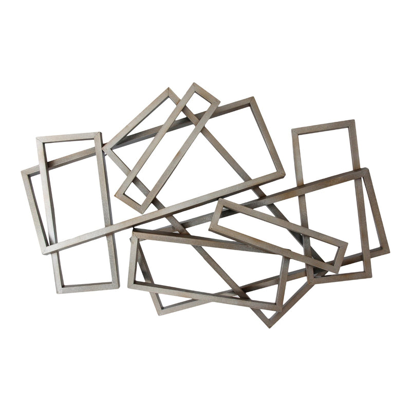 media image for Metal Rectangles Wall Décor 1 216