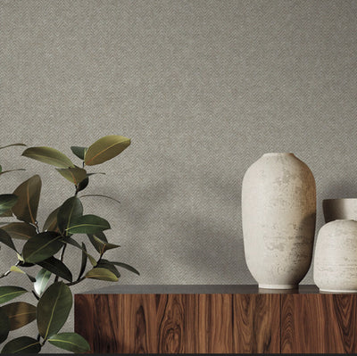 product image for Savile QuietWall Acoustical Wallpaper in Taupe 12