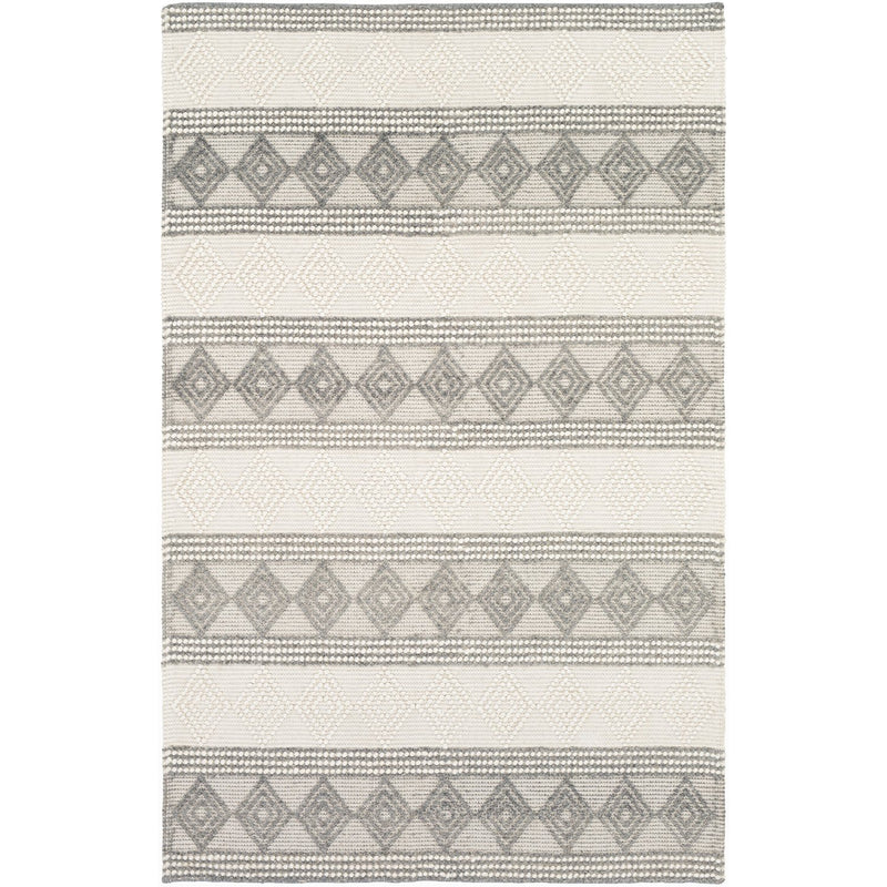 media image for Hygge HYG-2300 Hand Woven Rug in Charcoal & White by Surya 243
