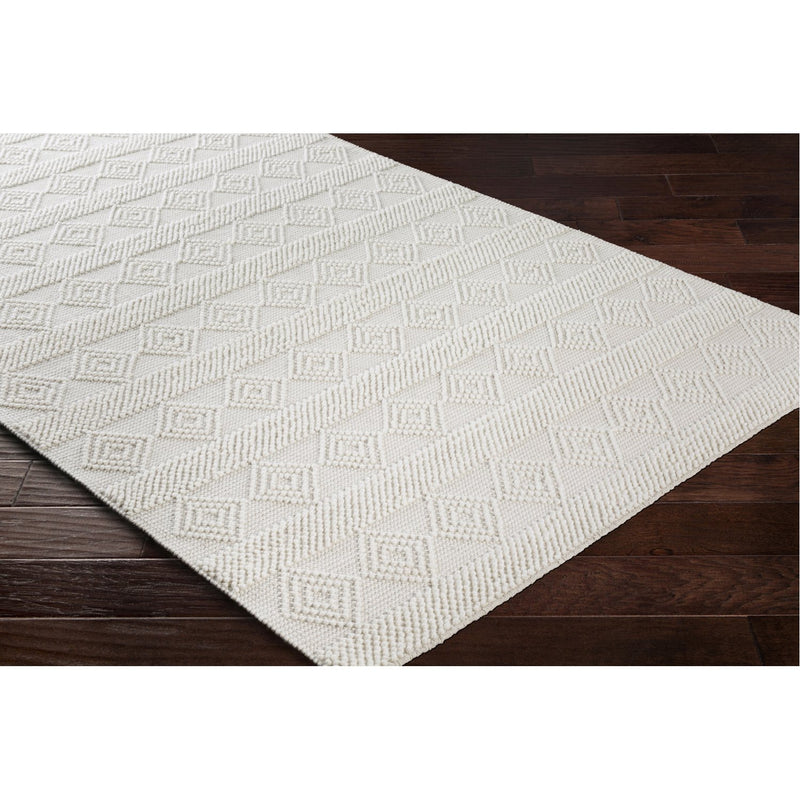 media image for Hygge HYG-2302 Hand Woven Rug in White by Surya 265