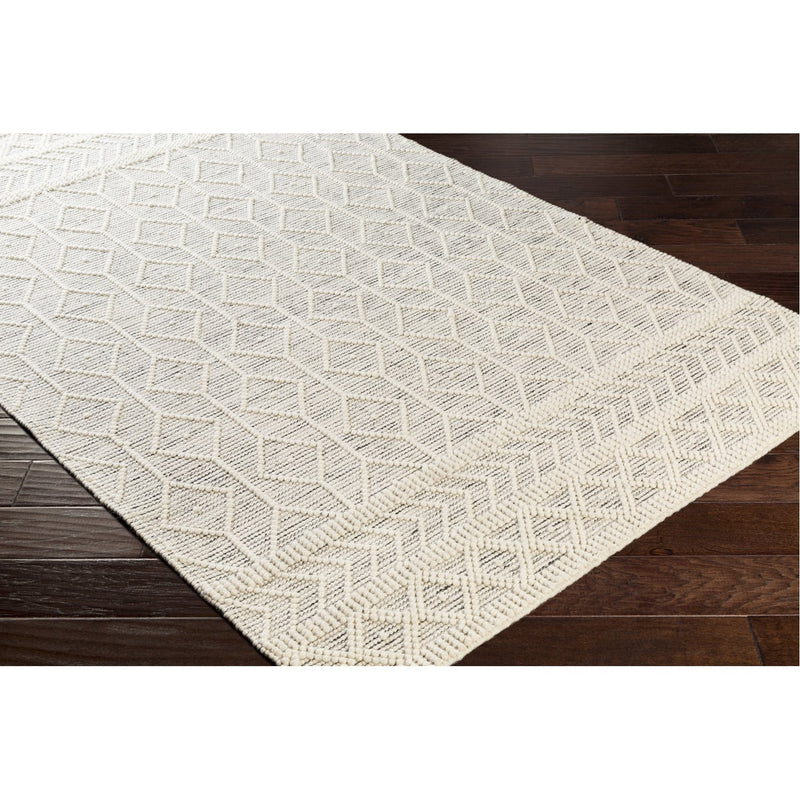media image for Hygge HYG-2307 Hand Woven Rug in Charcoal & White by Surya 233