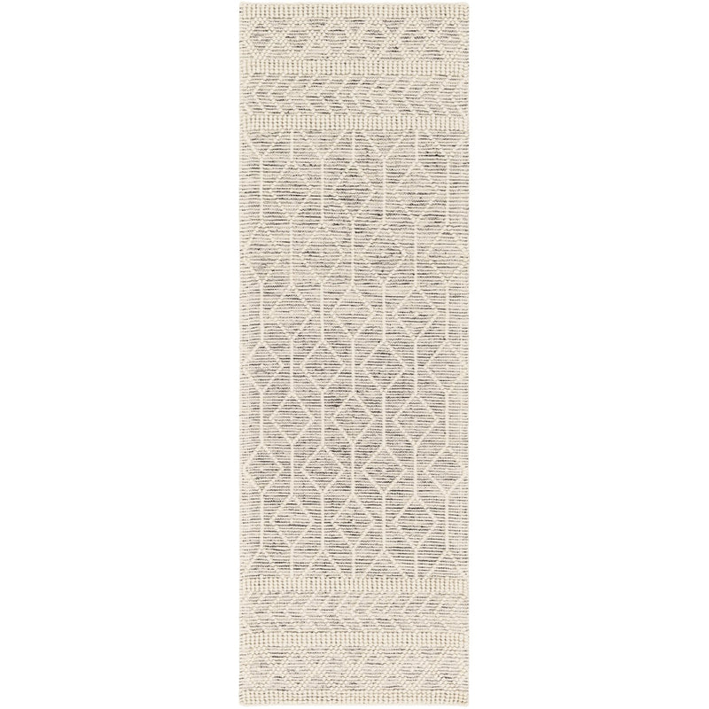 media image for Hygge HYG-2307 Hand Woven Rug in Charcoal & White by Surya 251
