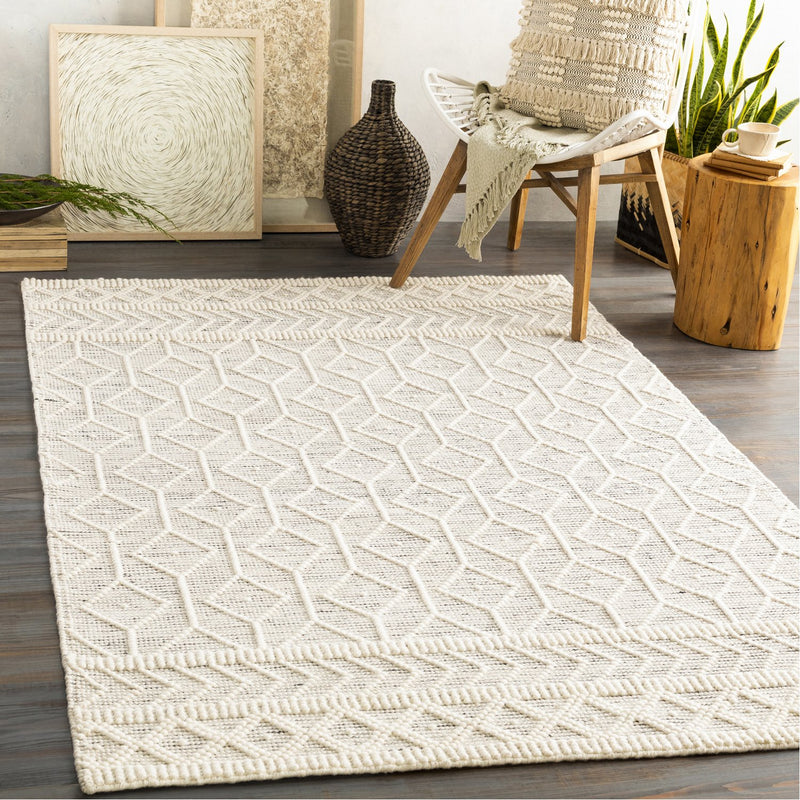 media image for Hygge HYG-2307 Hand Woven Rug in Charcoal & White by Surya 228