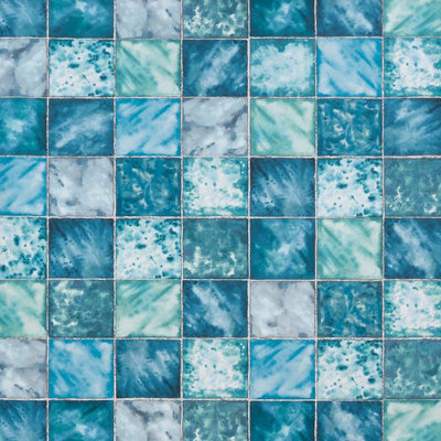 product image of Hammam Wallpaper in Teal from the Folium Collection by Osborne & Little 545