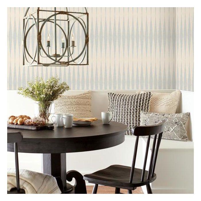 media image for Handloom Peel & Stick Wallpaper in Baby Blue by Joanna Gaines for York Wallcoverings 220