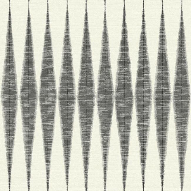media image for sample handloom wallpaper in black from magnolia home vol 2 by joanna gaines 1 228