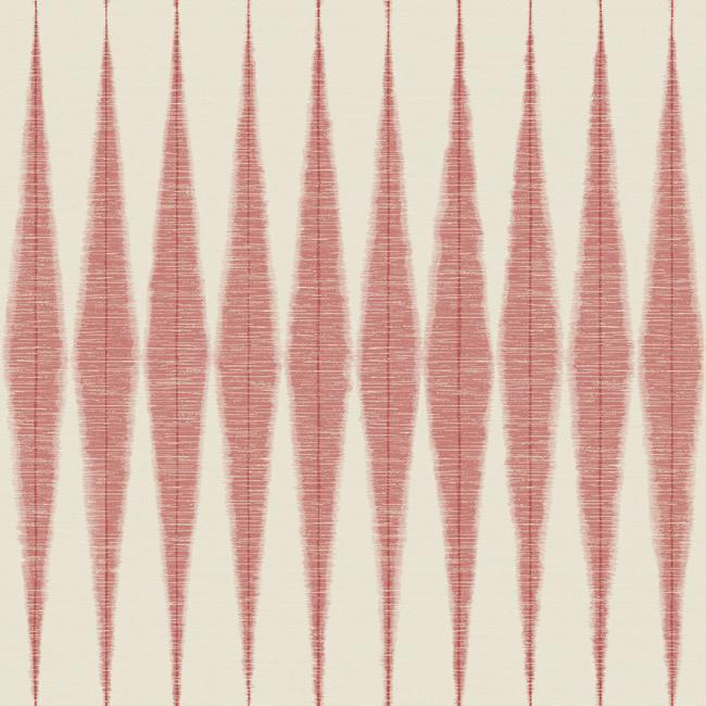 media image for sample handloom wallpaper in pompian red from magnolia home vol 2 by joanna gaines 1 227