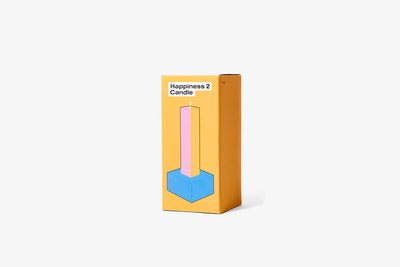 product image for happiness pillar candle 5 8