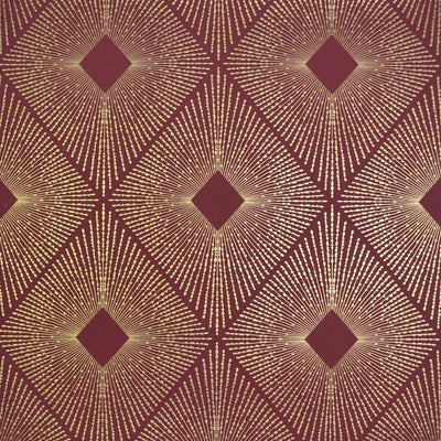 product image of sample harlowe wallpaper in red and gold by antonina vella for york wallcoverings 1 549