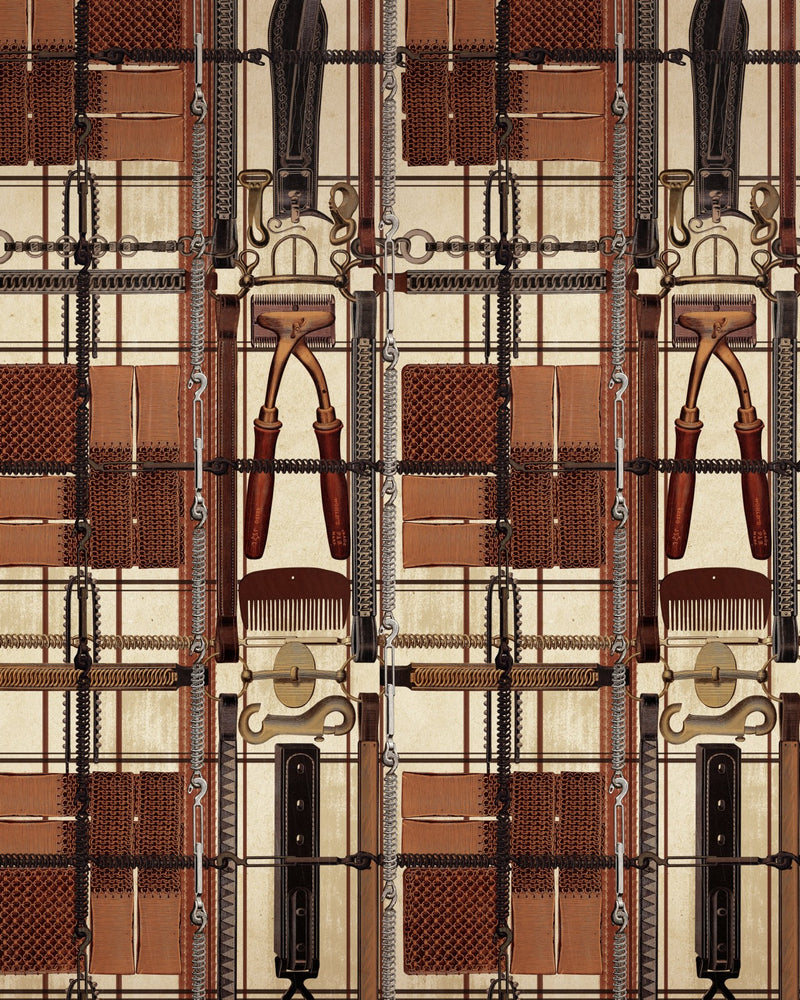 media image for sample harnessmakers atelier wallpaper from the derby collection by mind the gap 1 272