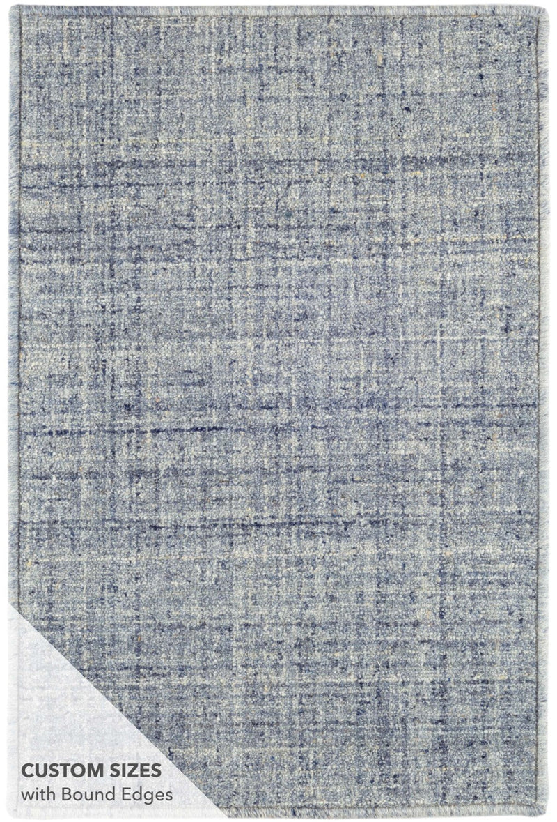 media image for harris blue ivory micro hooked wool rug by annie selke da1183 258 2 20