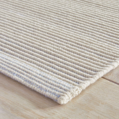 product image for Haverhill French Blue Handwoven Cotton Rug 99