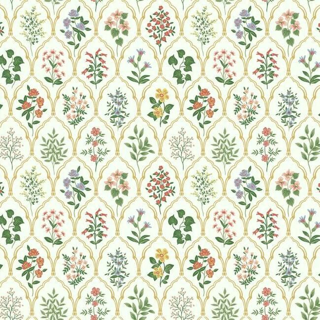 media image for sample hawthorne wallpaper in cream from the rifle paper co collection by york wallcoverings 1 236