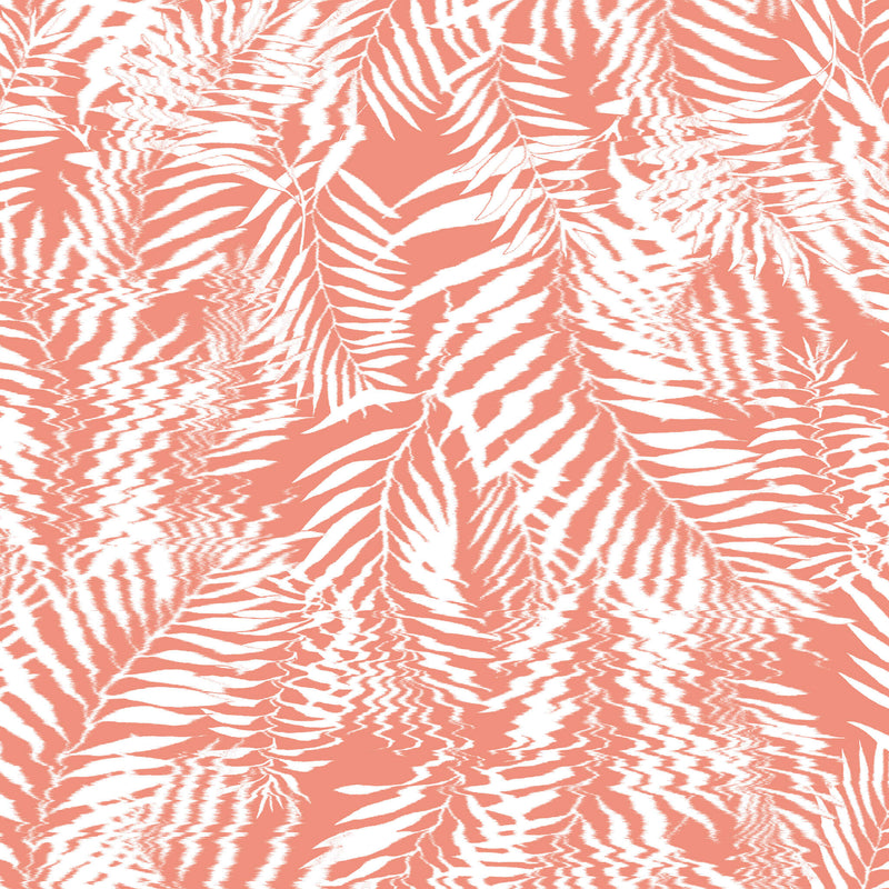 media image for Hazy Palm Wallpaper in Coral 210