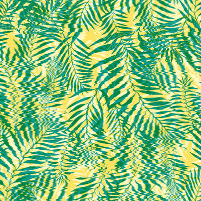 product image of Sample Hazy Palm Wallpaper in Lemon 574