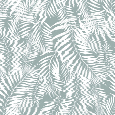 product image of Sample Hazy Palm Wallpaper in Mist 577