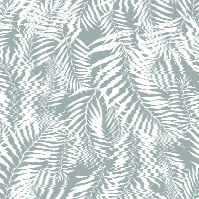 media image for Sample Hazy Palm Wallpaper in Mist 296