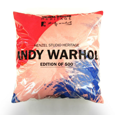product image for Andy Warhol Art Pillow in Red, Blue, & Pink design by Henzel Studio 9