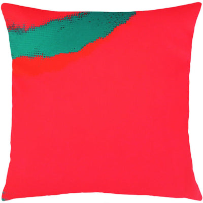 product image for Andy Warhol Art Pillow in Red & Green design by Henzel Studio 37