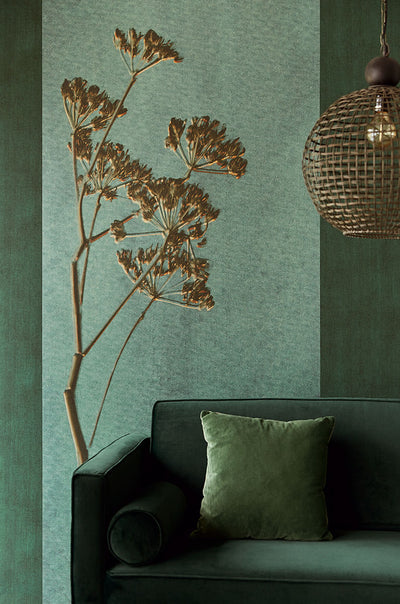 product image of Heracleum Green Wall Mural from the Lino Collection by Brewster Home Fashions 523