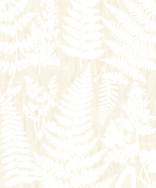 media image for Herbarium White Wall Mural by Eijffinger for Brewster Home Fashions 224