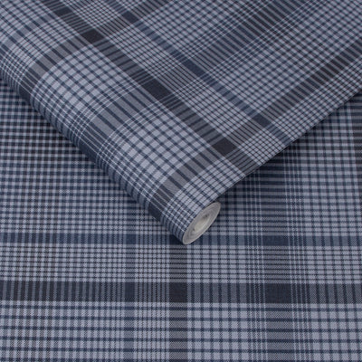 product image for Heritage Plaid Wallpaper in Blue from the Exclusives Collection by Graham & Brown 14