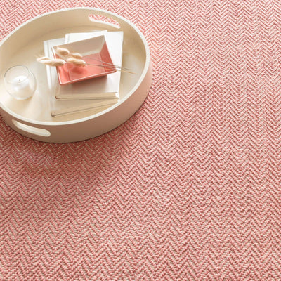 product image for herringbone coral woven cotton rug by annie selke rda420 2512 3 71
