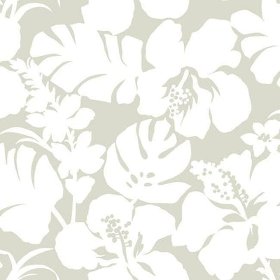 product image for Hibiscus Arboretum Wallpaper in Sand from the Water's Edge Collection by York Wallcoverings 43