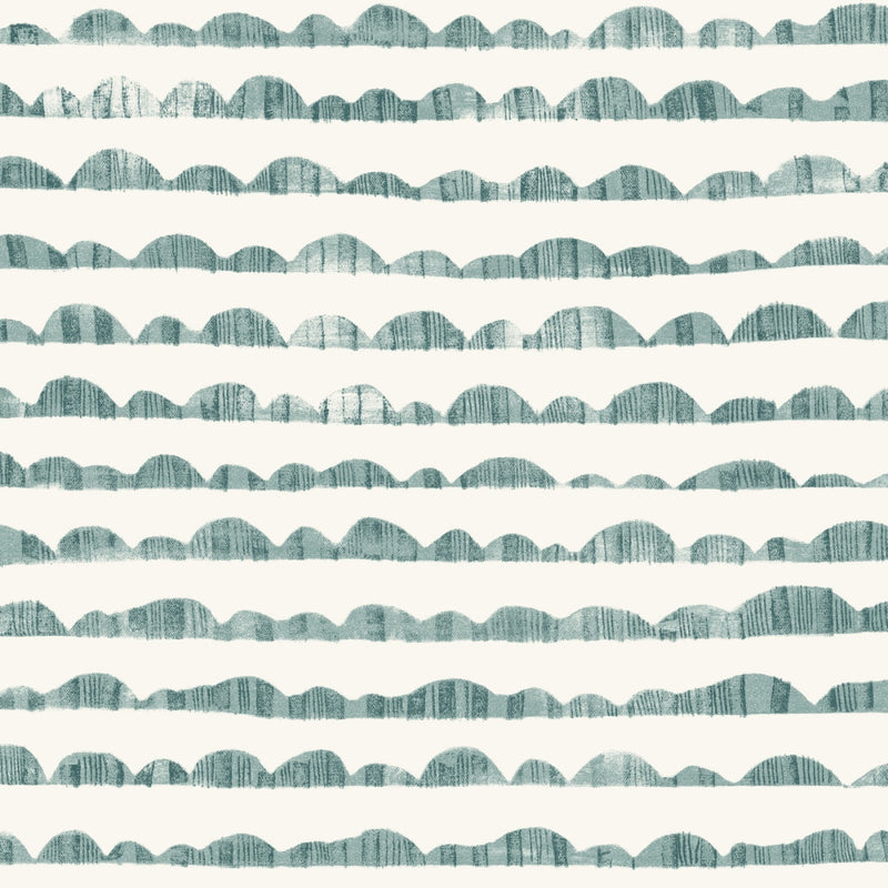 media image for Hill & Horizon Wallpaper in Blue from the Magnolia Home Vol. 3 Collection by Joanna Gaines 212