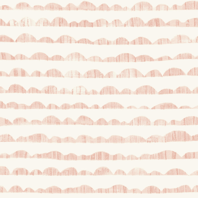 media image for Hill & Horizon Wallpaper in Pink from the Magnolia Home Vol. 3 Collection by Joanna Gaines 267