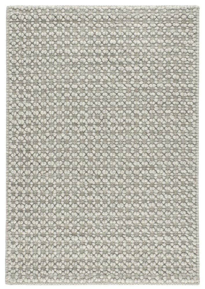 media image for Hooper Grey Handwoven Wool Rug 1 23