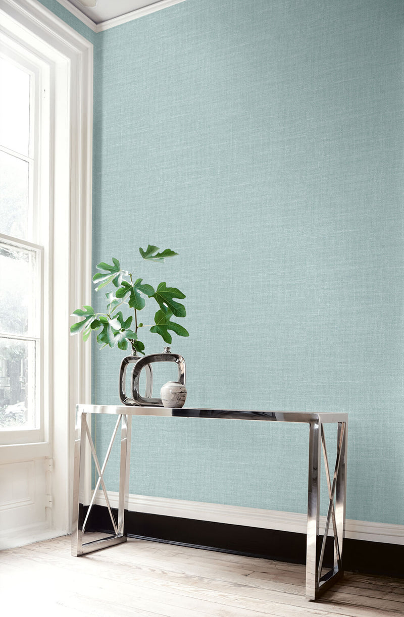 media image for Hopsack Embossed Vinyl Wallpaper in Icicle from the Living With Art Collection by Seabrook Wallcoverings 250