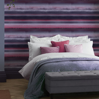 product image for Horizon Wallpaper in Mulberry from the Exclusives Collection by Graham & Brown 39