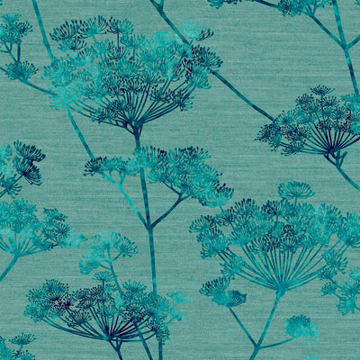 product image of Hortus Wallpaper in Teal from the Exclusives Collection by Graham & Brown 51