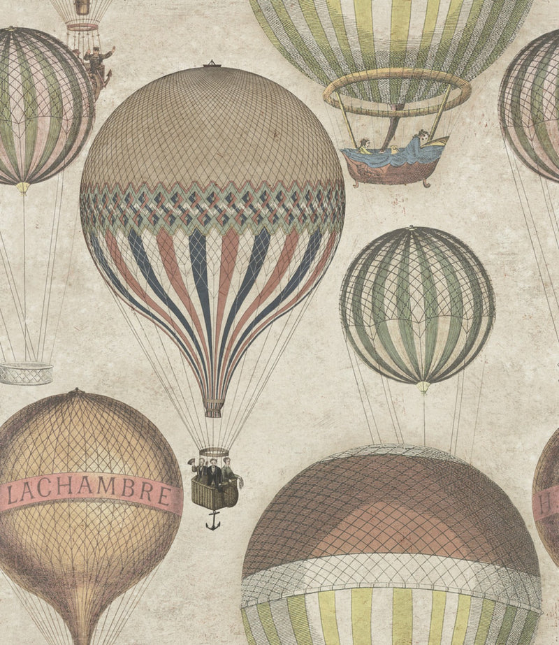 media image for Hot Air Wallpaper in Taupe and Multi from the Eclectic Collection by Mind the Gap 297