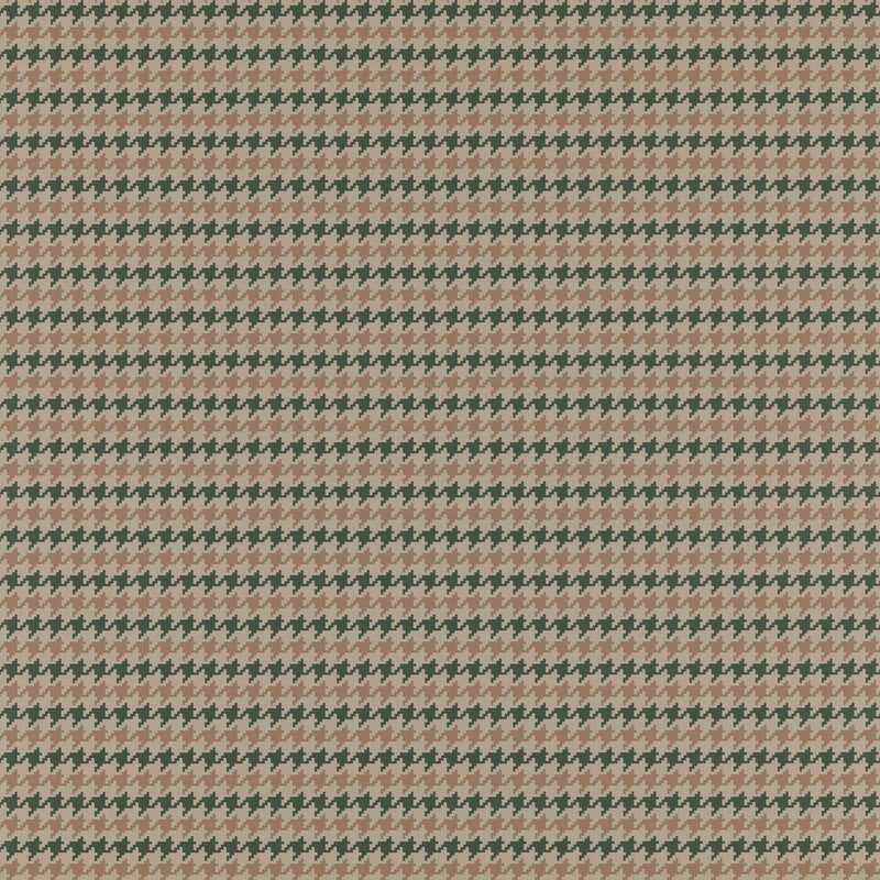 media image for Houndstooth Wallpaper in Green 261