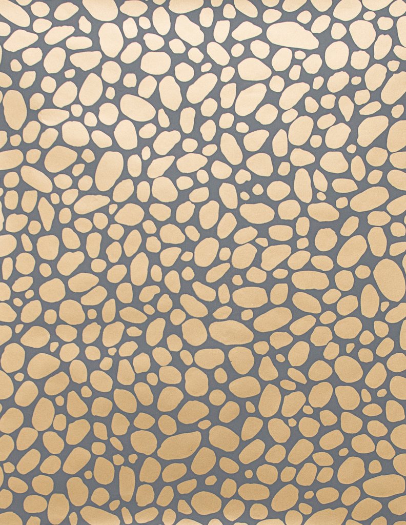 media image for sample hoya wallpaper in gold on charcoal design by juju 1 297