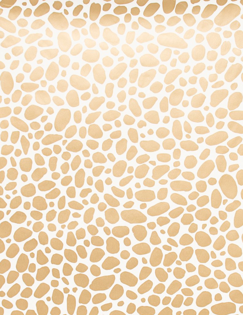 media image for sample hoya wallpaper in gold on cream design by juju 1 283
