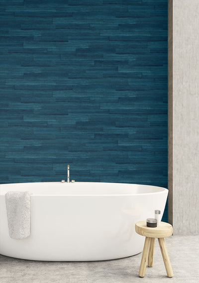 product image for Husky Banana Wallpaper in Royal Blue from the More Textures Collection by Seabrook Wallcoverings 44