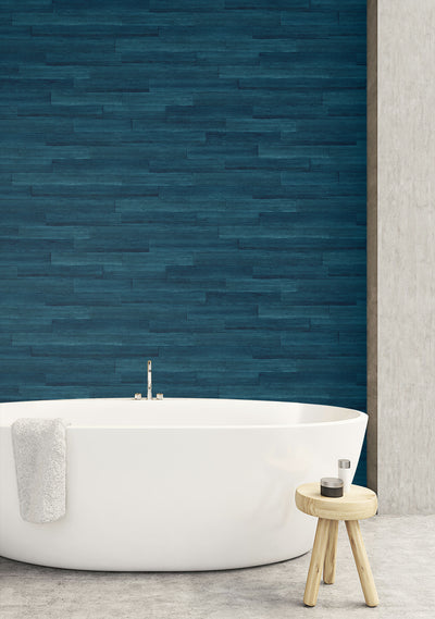 product image for Husky Banana Wallpaper in Royal Blue from the More Textures Collection by Seabrook Wallcoverings 68