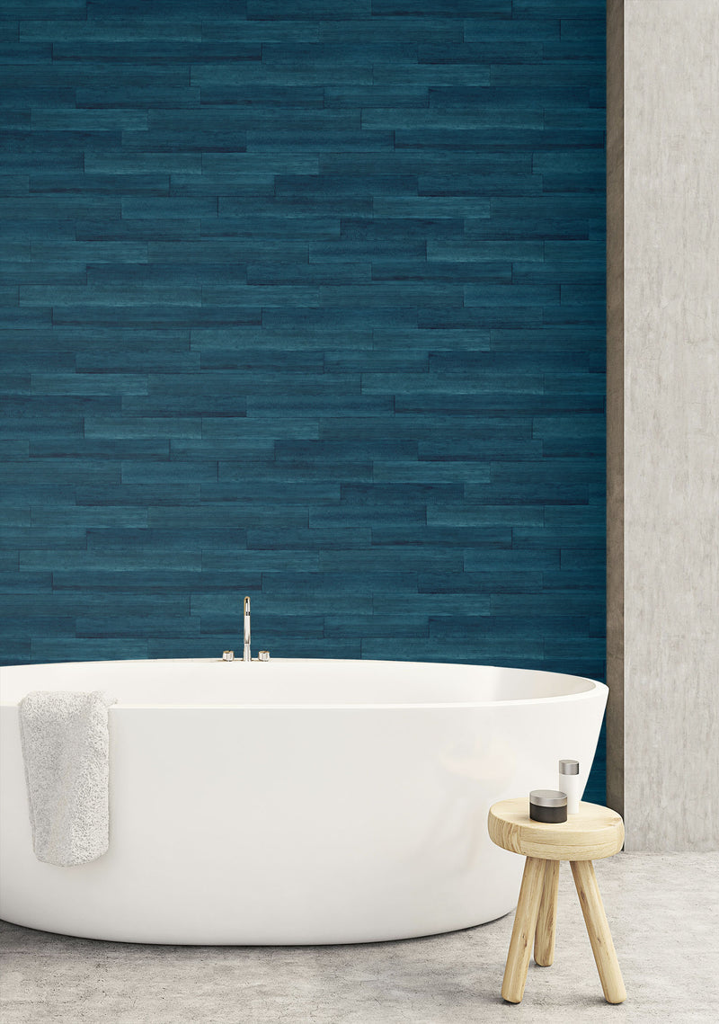 media image for Husky Banana Wallpaper in Royal Blue from the More Textures Collection by Seabrook Wallcoverings 271