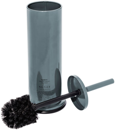 product image for gray toilet brush design by puebco 2 2